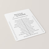 Would You Rather Questions for Work Printable