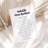 Would You Rather Questions for Adults Printable Icebreaker