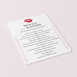 Ladies Night Would You Rather Questions