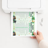 St. Patrick's Day Would You Rather This or That Game Printable