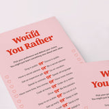 Would You Rather Couple Questions Digital Download