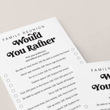 Family Reunion Game Would You Rather Questions