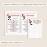 Christmas Party Icebreaker Would You Rather Questions Printable