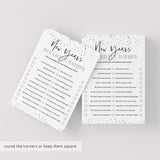 New Year's Would You Rather Questions Printable