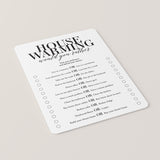 Housewarming Would You Rather Questions Printable