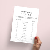 Born in 1994 Birthday Games for Her Printable