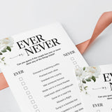 Floral Engagement Party Games Printable