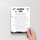 12 Black and White Halloween Party Games Printable