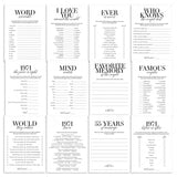 Married in 1971 55th Wedding Anniversary Party Games Bundle by LittleSizzle