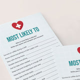 Printable Nurse Party Games and Activities