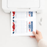 Memorial Day Games for Family Printable
