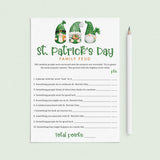 St. Patrick's Day Family Feud Questions and Answers Printable by LittleSizzle
