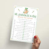 St Patricks Day Would You Rather Questions