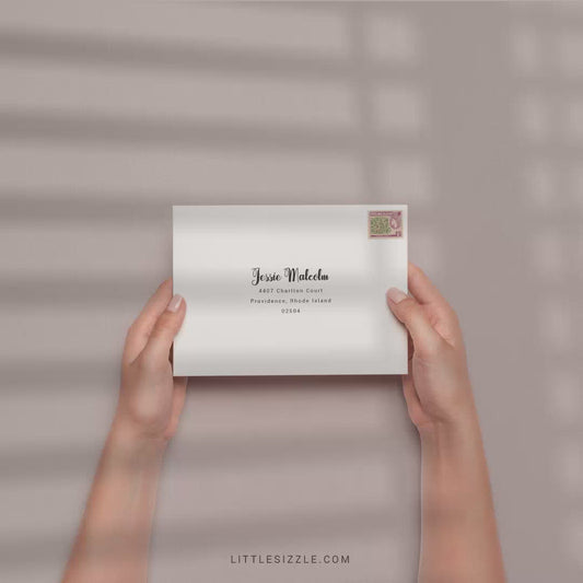 Pink and Gold Baby Shower Invitation Template