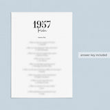 68th Birthday Games For Him Born in 1957