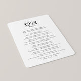 1972 Trivia Questions and Answers Printable