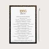 Black and Gold 32nd Birthday Party Games For Women Born in 1993