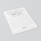 My Favorite Memory of the Anniversary Couple Silver Printable