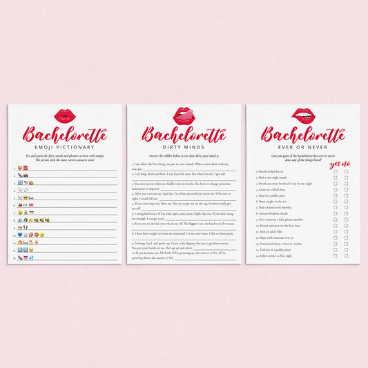 Dirty Bachelorette Games Bundle Digital Download by LittleSizzle