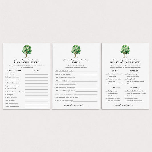 Family Gathering Icebreaker Games by LittleSizzle