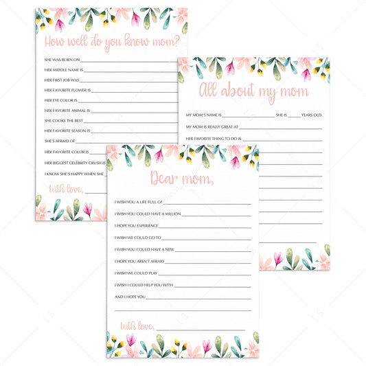 Personalized Mother's Day Cards Instant Download by LittleSizzle