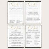 Printable New Year's Party Games Bundle by LittleSizzle