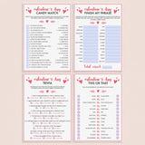 Valentine's Day Games Bundle Printable and Virtual