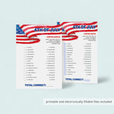 Patriotic Independence Day Capital Matching Game