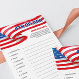 4th of July Game for Family Word Scramble
