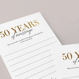 50th Anniversary Wishes Cards Printable