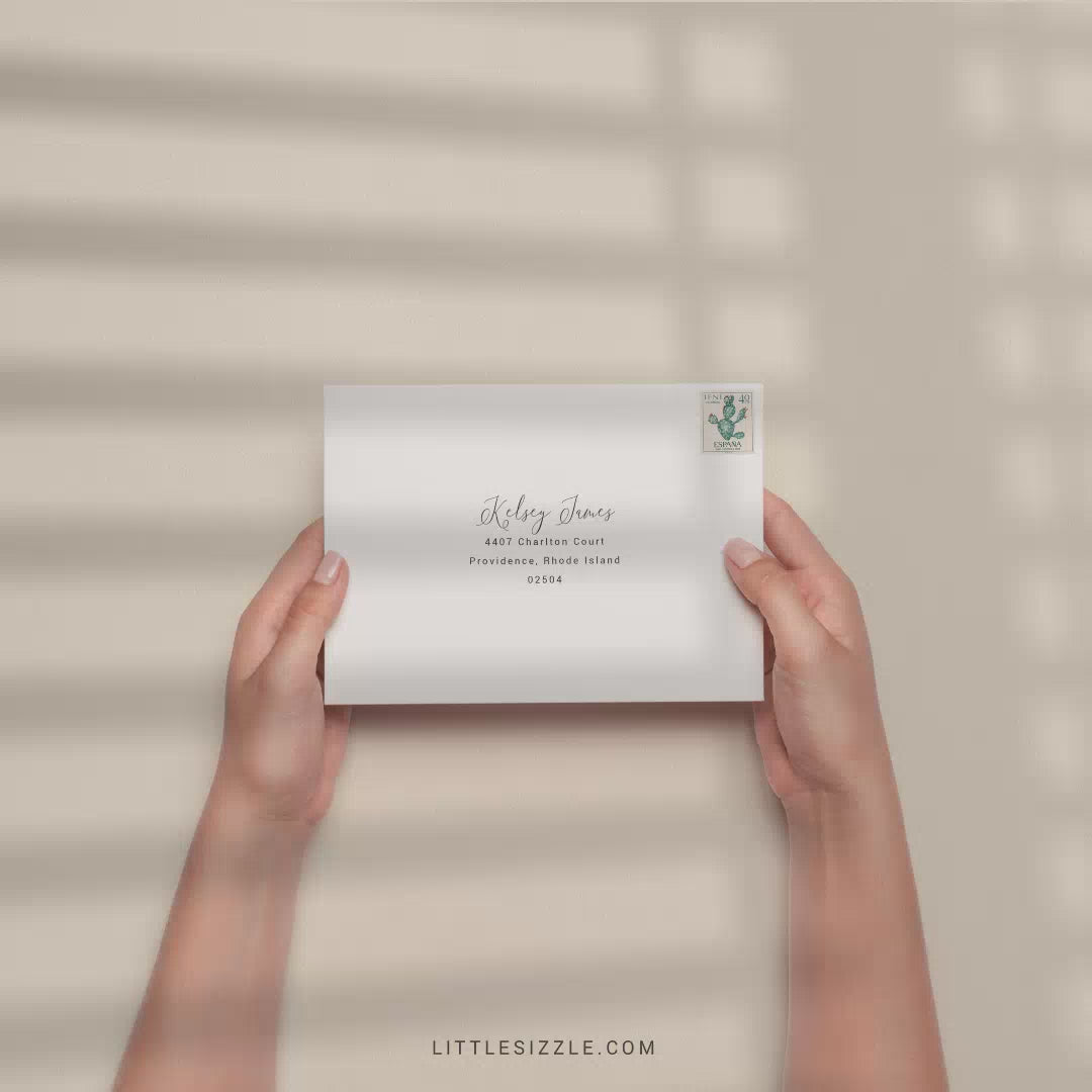 Summer Bridal Shower Invitation Template