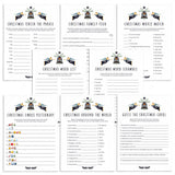 Printable Christmas Games Bundle Scandinavian Theme by LittleSizzle