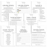 Simple Graduation Games Bundle Printable by LittleSizzle