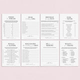 Minimalist Birthday Party Games for Her Printable by LittleSizzle