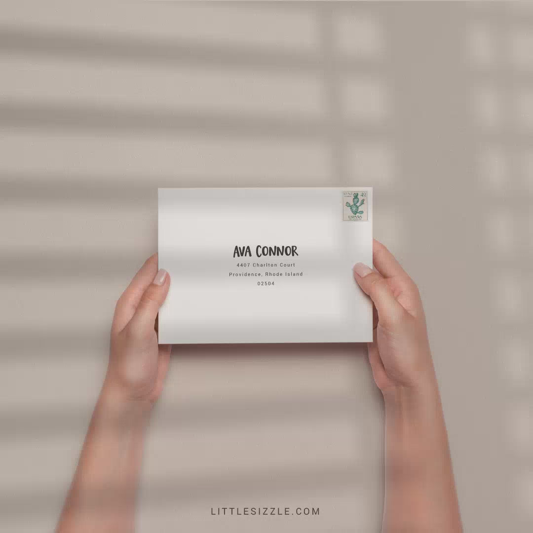 Llama Baby Shower Invitation Template