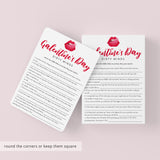 Galentine's Day Game Dirty Minds What Am I Printable