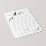Coed baby shower advice cards by LittleSizzle
