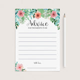 DIY advice cards for baby shower by LittleSizzle