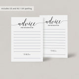 Advice cards for new mum printable by LittleSizzle