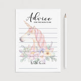 Unicorn themed baby shower printable games by LittleSizzle