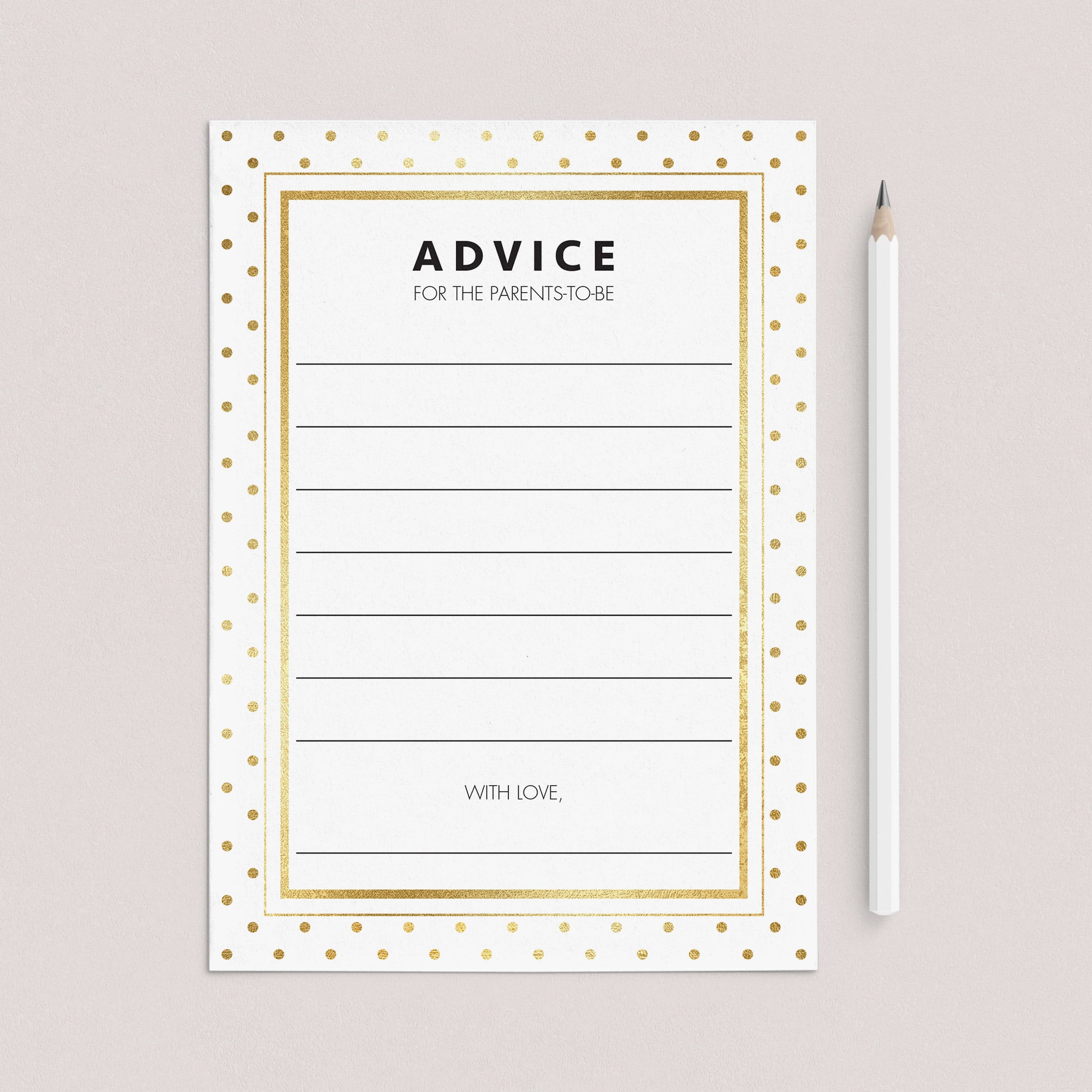 Instant download shower game gold confetti by LittleSizzle