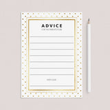 Instant download shower game gold confetti by LittleSizzle