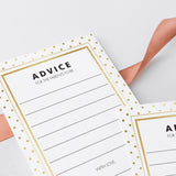 Glitter baby advice for new parents printable by LittleSizzle