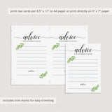 Elegant wedding advice cards by LittleSizzle