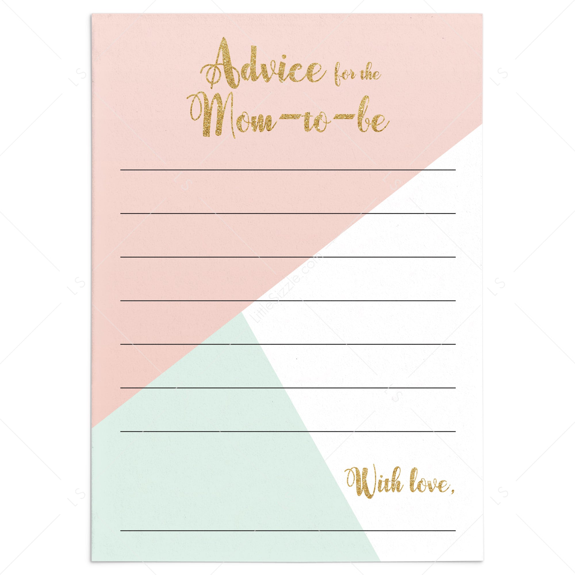 Baby shower advice for the mom to be game by LittleSizzle