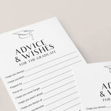 Advice and Wishes for Graduate Cards Printable