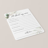 Gold and Greenery Mother's Day Cards Printable