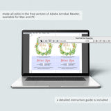 Girl Baby Shower evite template by LittleSizzle