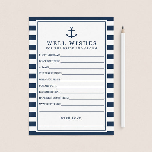 beach bridal shower party activities wishes for the future mr and mrs by LittleSizzle
