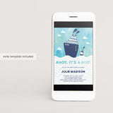 Customizable nautical baby shower party invitations by LittleSizzle